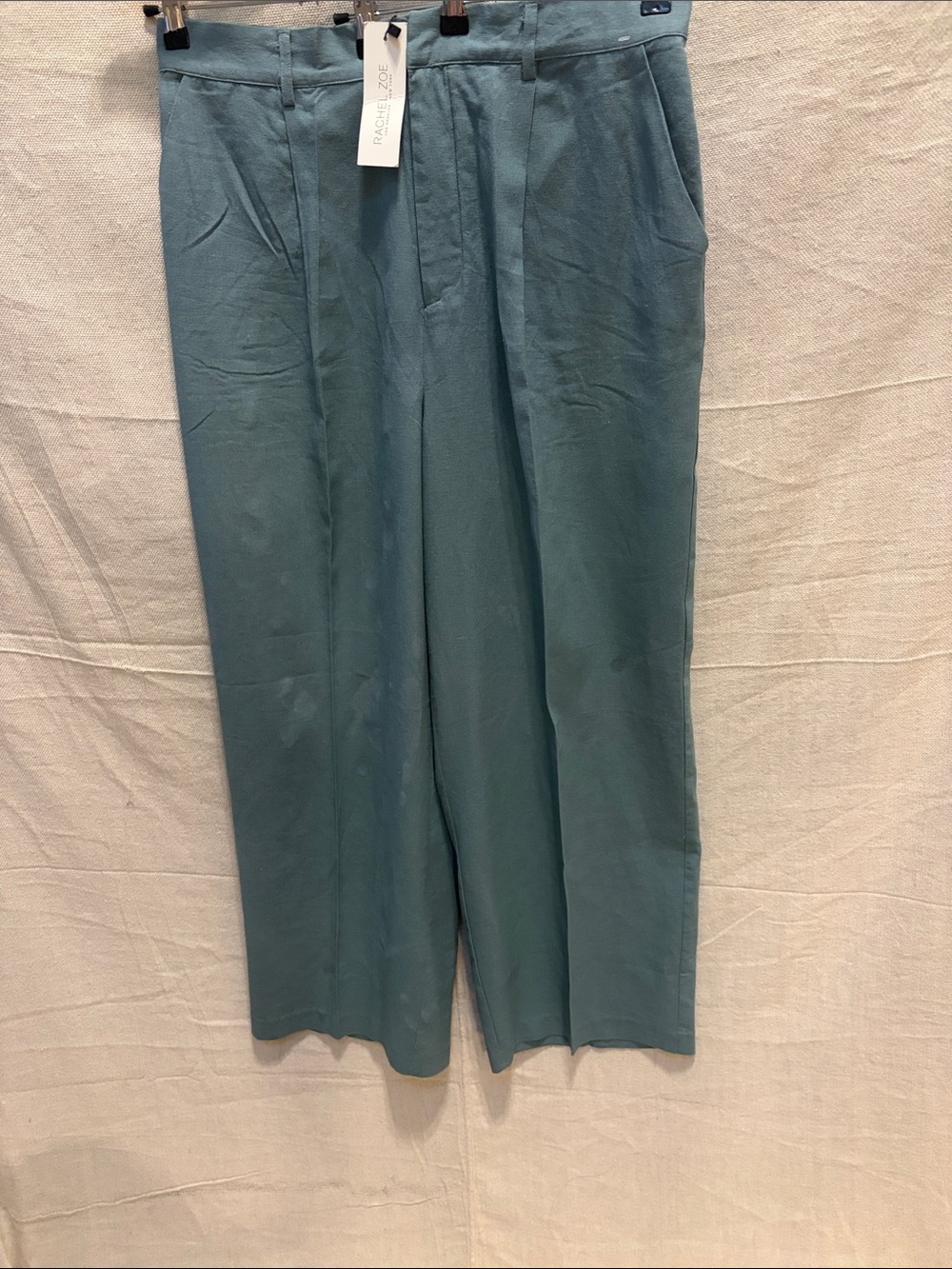 Rachel Zoe Seafoam High-Rise Wide Leg Trousers